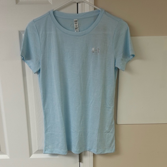 NWT Under Armour Light Blue Tee - Picture 1 of 6